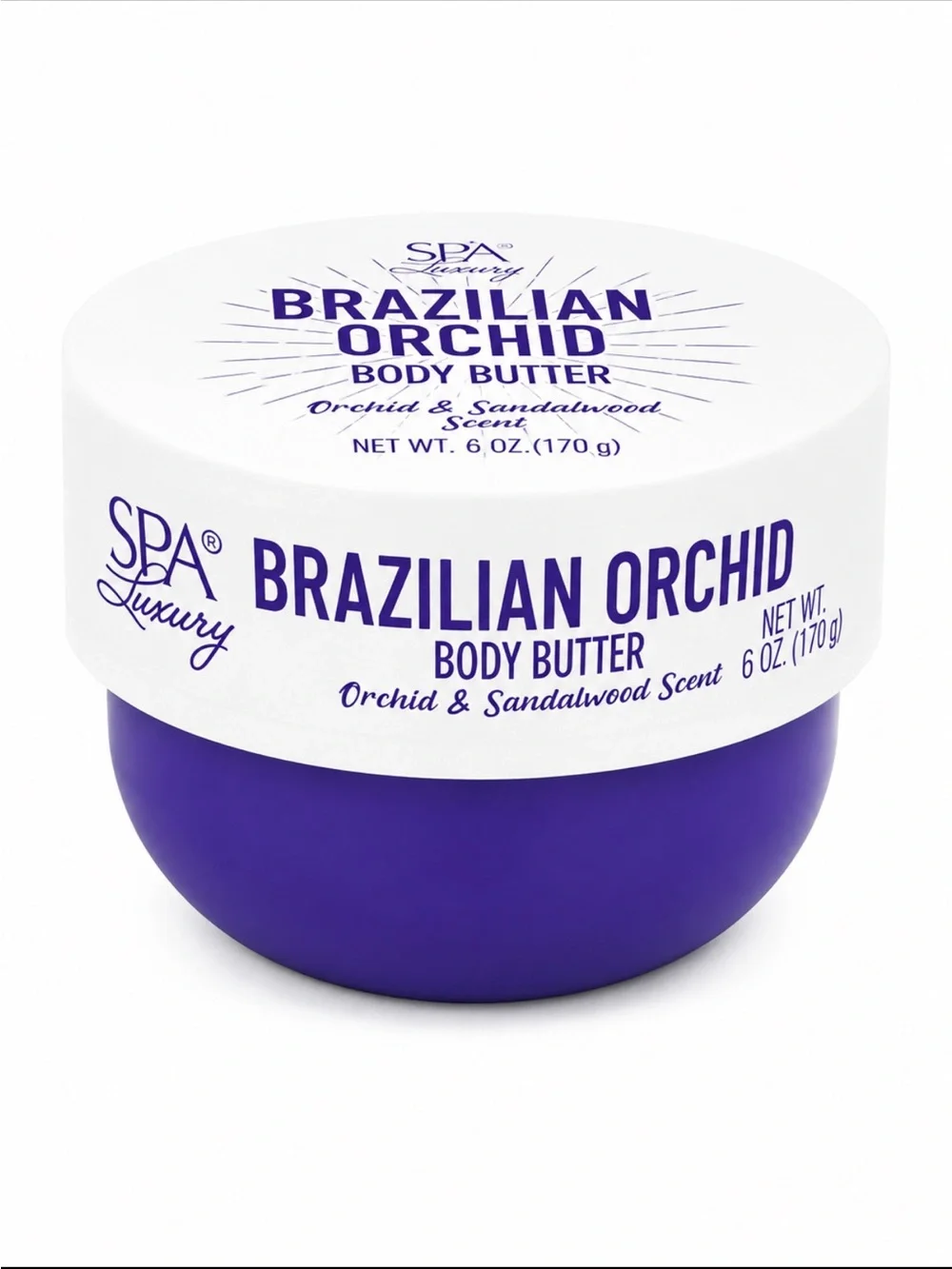 Spa Luxury Brazilian Orchid Body Butter - Purple